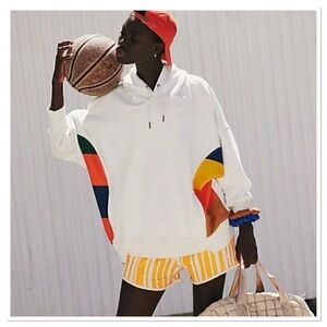 Free People Movement Sprint To The Finish Printed Hoodie, NWOT, Medium